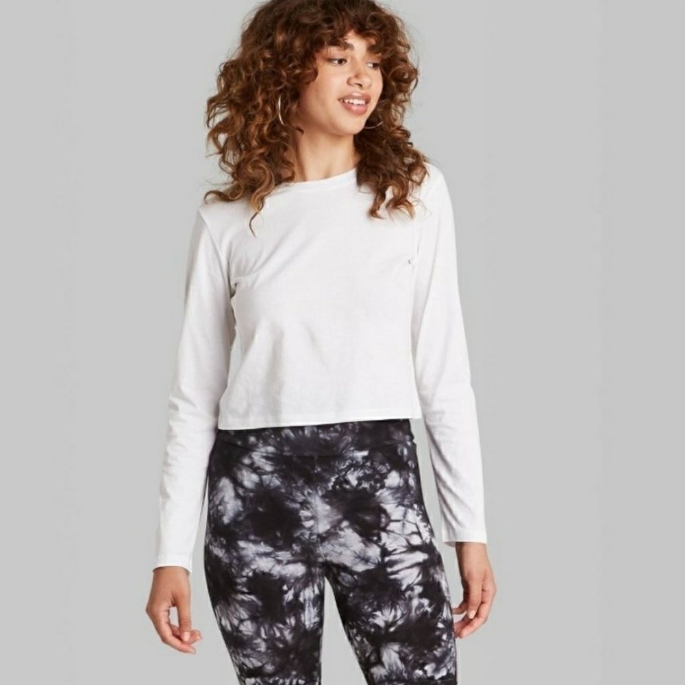 Wild Fable White Long Sleeve Cotton Shirt NWT